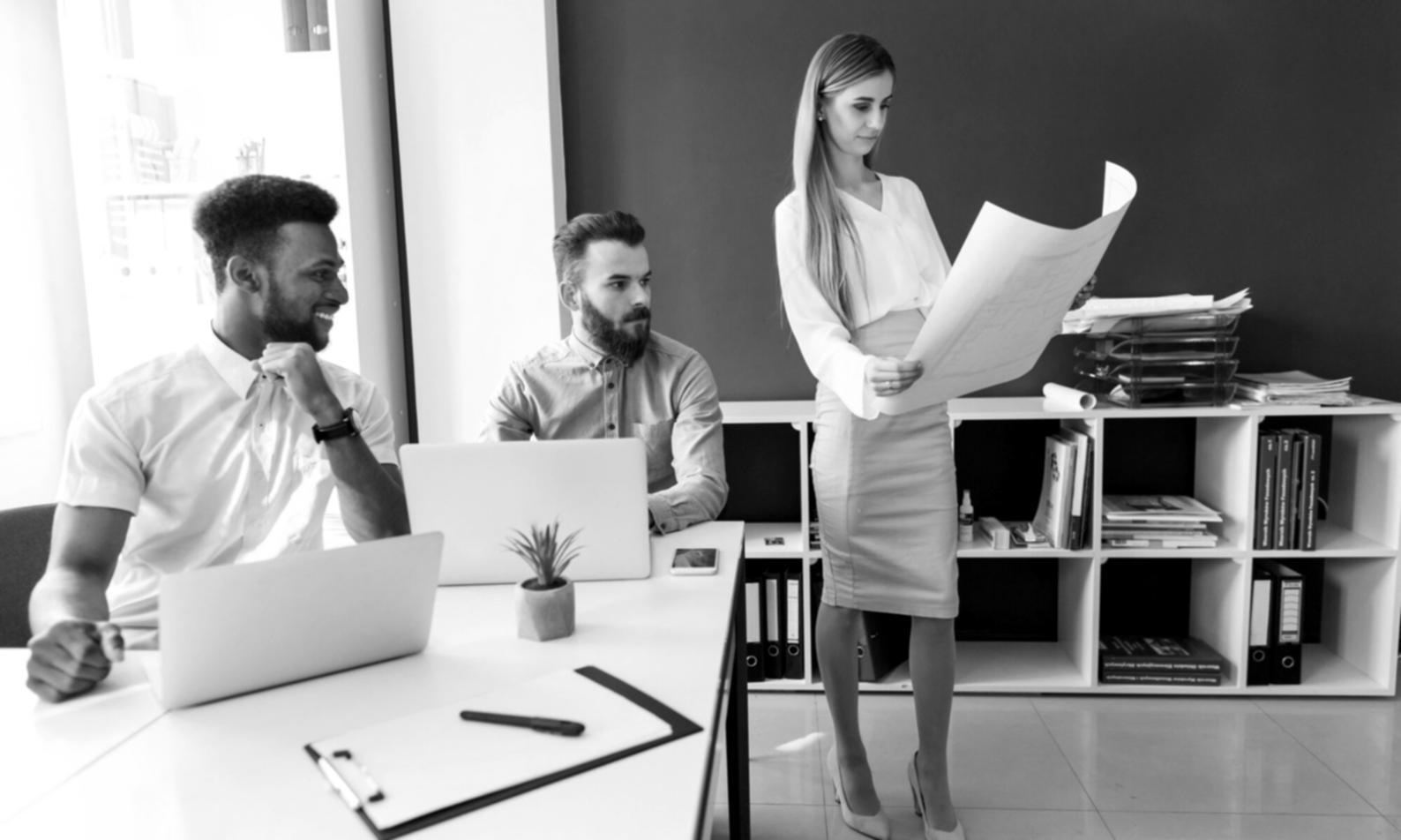 Financial planning workspace with budget documents and analysis tools